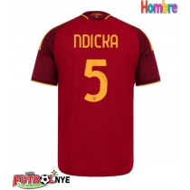 Camiseta AS Roma Evan Ndicka #5 Primera Equipación 2026-27 manga corta